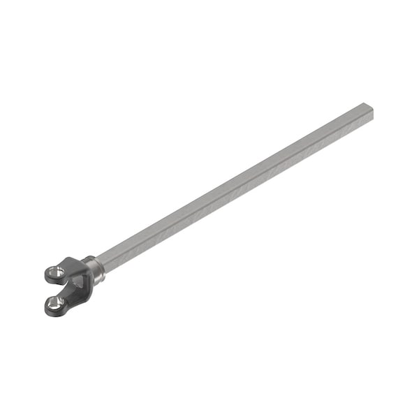 Yoke & Shaft Assembly 1 3/16"  Square Shaft 19" x3" x4"